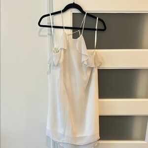 BCBGeneration White Ruffle Camisole